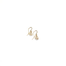 Load image into Gallery viewer, peace sign hook earrings