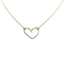 Load image into Gallery viewer, lucy simmons ❤︎ soler gold heart necklace (two styles)