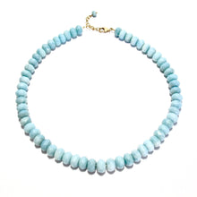 Load image into Gallery viewer, large amazonite beads necklace