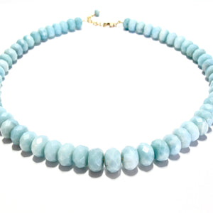 large amazonite beads necklace