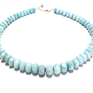 large amazonite beads necklace