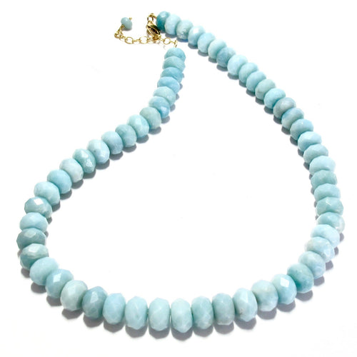 large amazonite beads necklace