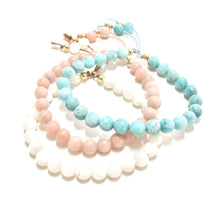 Load image into Gallery viewer, pink jade beads bracelet