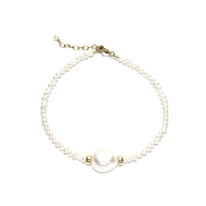 baroque pearl & freshwater pearl bracelet