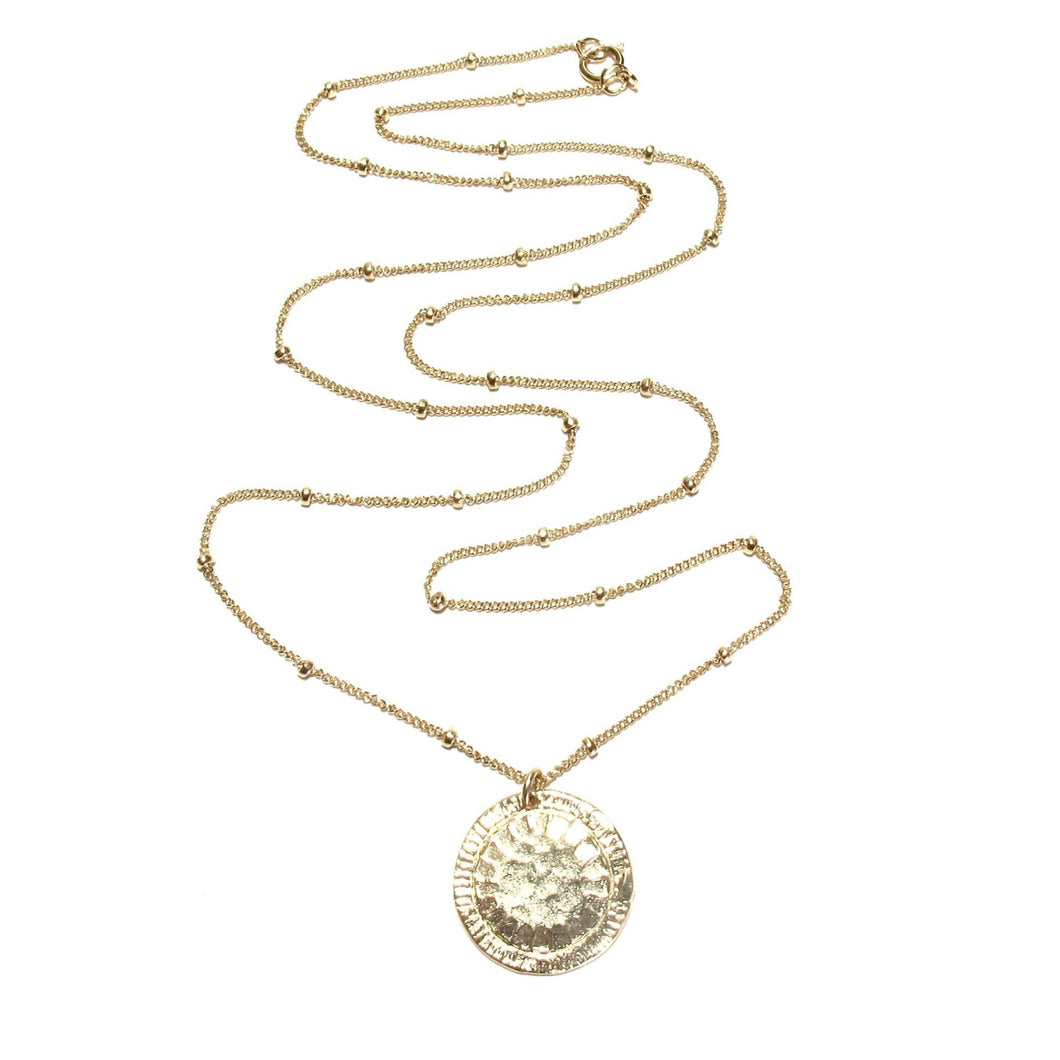 hammered disc on satellite chain