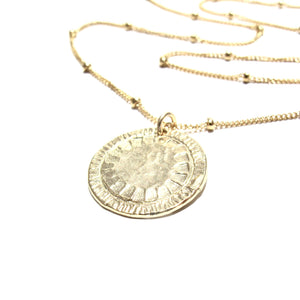 hammered disc on satellite chain