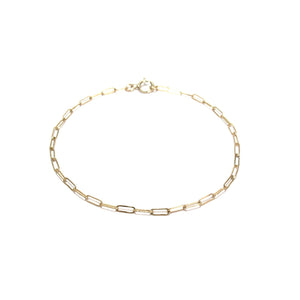 fine link chain bracelet