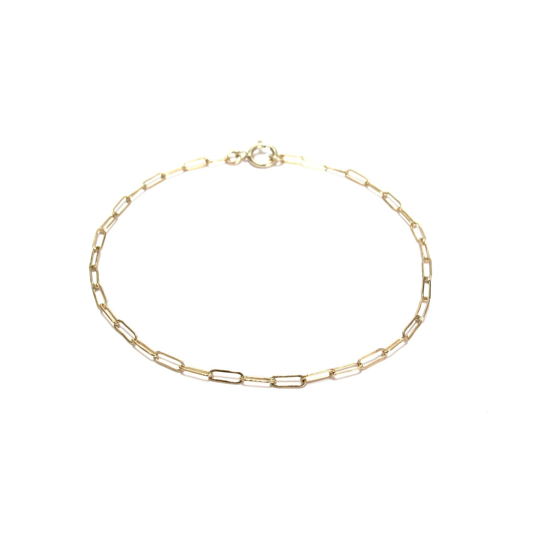 fine link chain bracelet