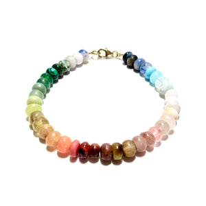mixed gemstones beads bracelet