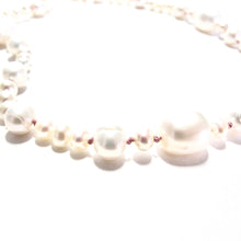 Load image into Gallery viewer, mixed pearls on silk
