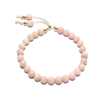 Load image into Gallery viewer, pink jade beads bracelet