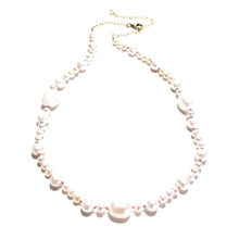 Load image into Gallery viewer, mixed pearls on silk