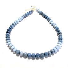 Load image into Gallery viewer, blue opal necklace