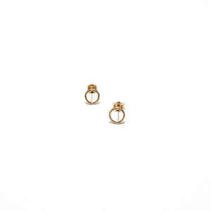 tiny circle studs