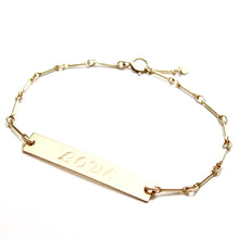 Load image into Gallery viewer, love engraved ID bracelet