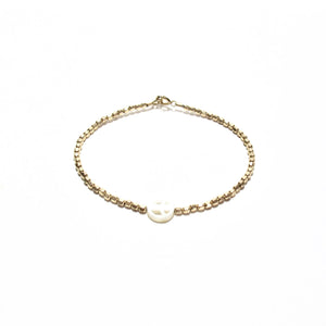 mother of pearl peace bracelets (choice of bead sizes available)