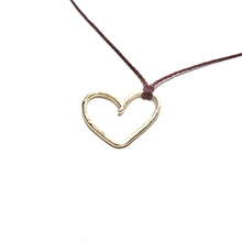 Load image into Gallery viewer, lucy simmons ❤︎ soler gold heart necklace (two styles)