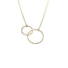 Load image into Gallery viewer, double ring necklace