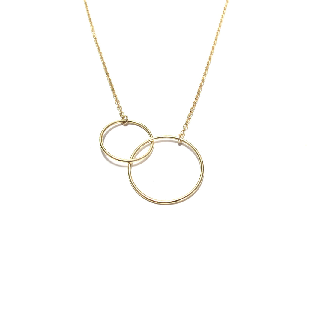 double ring necklace