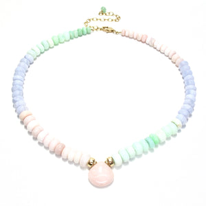 happy necklace pastel ombre