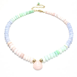 happy necklace pastel ombre