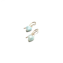 Load image into Gallery viewer, amazonite heart hooks