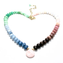 Load image into Gallery viewer, happy necklace multi ombre