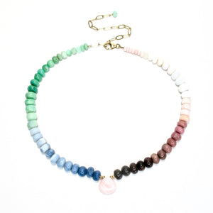 happy necklace multi ombre