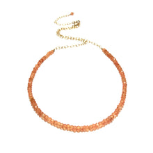 Load image into Gallery viewer, carnelian gemstones necklace