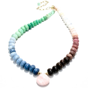 happy necklace multi ombre