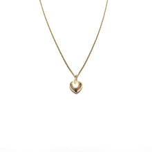 Load image into Gallery viewer, puffy heart necklace