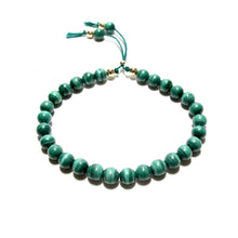 Load image into Gallery viewer, malachite beads bracelet