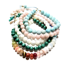 Load image into Gallery viewer, malachite beads bracelet