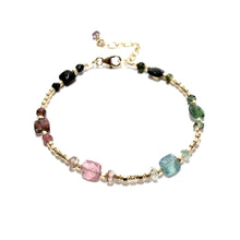 Load image into Gallery viewer, tourmaline sweetie bracelet