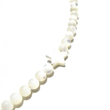 Load image into Gallery viewer, mother of pearl beads &amp; charms necklace
