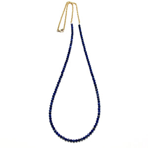 lapis lazuli long necklace