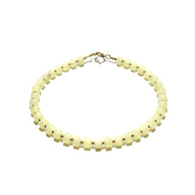 Load image into Gallery viewer, yellow jade heishi beads bracelet
