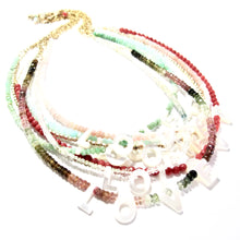 Load image into Gallery viewer, love necklace gold beads