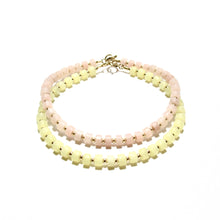 Load image into Gallery viewer, yellow jade heishi beads bracelet