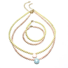 Load image into Gallery viewer, pink jade &amp; amazonite necklace