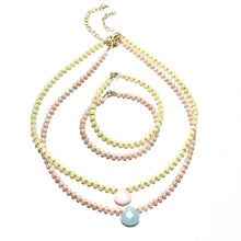 Load image into Gallery viewer, pink jade heishi beads bracelet