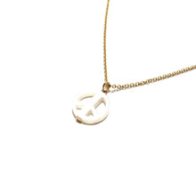Load image into Gallery viewer, mother of pearl peace necklace