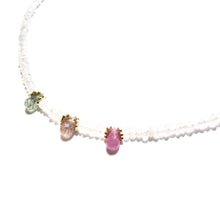 Load image into Gallery viewer, moonstone &amp; tourmaline necklace