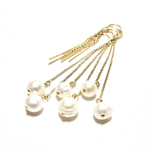 dangle pearls on threader hooks