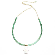 Load image into Gallery viewer, hamsa &amp; chrysoprase necklace