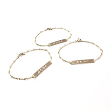 Load image into Gallery viewer, love engraved ID bracelet