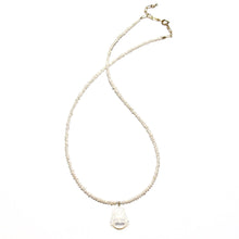 Load image into Gallery viewer, tiny pearls and happy buddha necklace