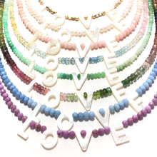Load image into Gallery viewer, love necklace lilac