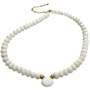white opals necklace