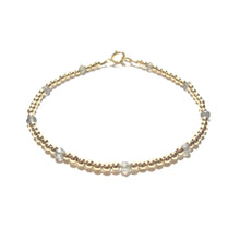Load image into Gallery viewer, dotted labradorite bracelet